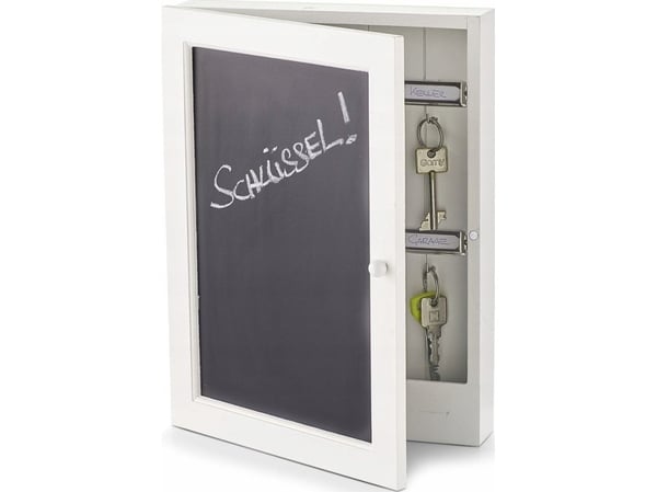 Zeller nøkkelskap med skrivebrett BLACKBOARD, 22x5x30 cm, ZEELER