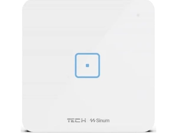 Trådløs enpolet bryter hvit WS-01 Tech Drivers
