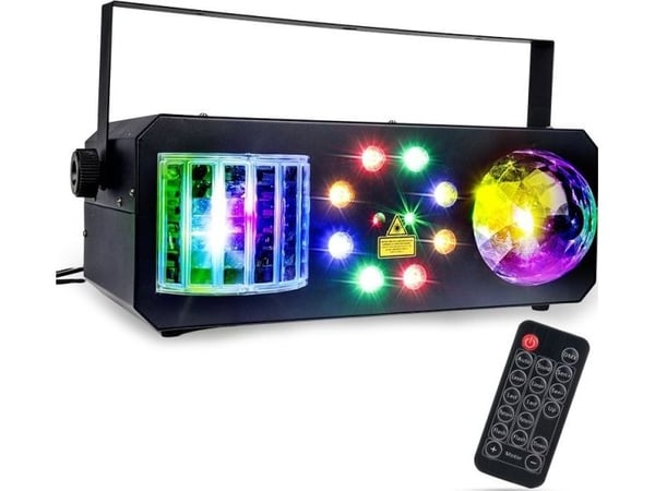 LIGHT4ME PARTY IV V2 multi-effekt LED derby ball dis