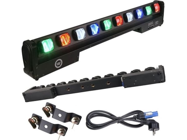 LIGHT4ME LIGHT4ME SWEEPER BAR 10x15 RGBW bevegelig strålebelysning LED stripe