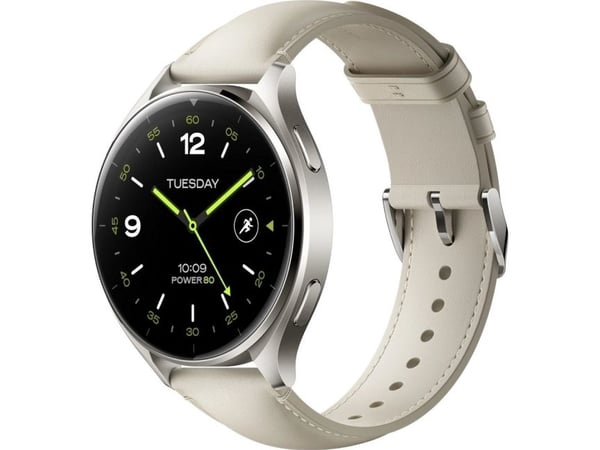 Xiaomi Watch 2 - Smartklokke med stropp - håndleddstørrelse: 140-210 mm - display 1.43" - 32 GB - Bluetooth, Wi-Fi - 36.8 g - titangrå