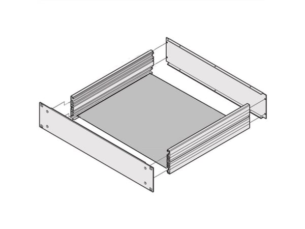 Schroff 20860108 19 tuumaa Asennusmateriaali