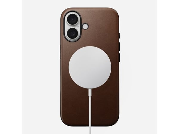 Nomad NM01850885, Omslag, Apple, iPhone 16, 15,5 cm (6.1"), Brun