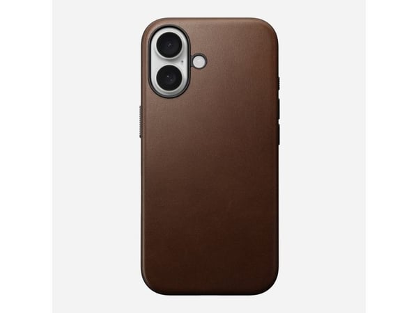 Nomad NM01850885, Omslag, Apple, iPhone 16, 15,5 cm (6.1"), Brun
