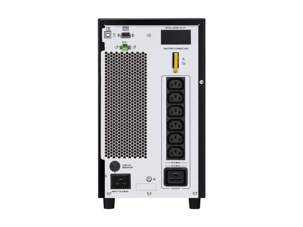 APC SRV3KI-E, Taajuuden kaksoismuunnos (verkossa), 2700 W, Sini, 110 V, 285 V, 50/60 Hz