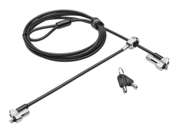 Kensington NanoSaver Keyed Twin - Sikkerhetskabel