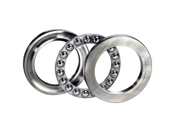 UBC Bearing 51105 axiellt spårkullager, utvändig diameter 42 mm, max varvtal 4800 v/min