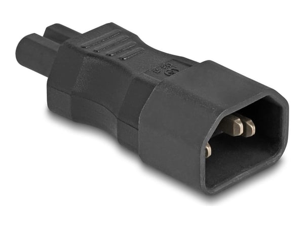 DeLOCK nettadapter IEC 60320 - C14 til C7 stikkontakt 2,5 A rett, sort