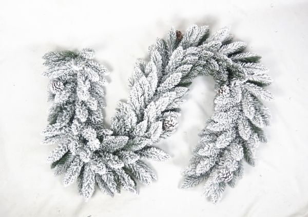 Juledekorasjon CHRISTMAS_TO GARLAND ARTIFICIAL FIR SNOWY HJG65 180 cm