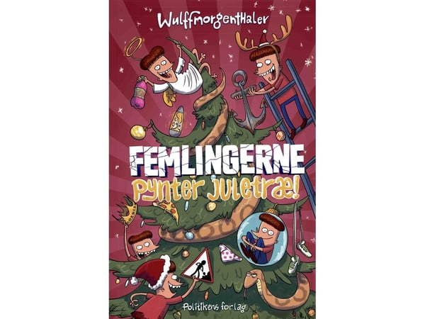 Femlingarna - pyntar julgranen | Wulffmorgenthaler; Mikael Wulff | Språk: Danska