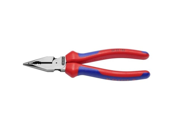 Knipex 08 22 185, Pihdit, 1,3 cm, 61 HRC, sininen, punainen, 55 mm, 185 mm