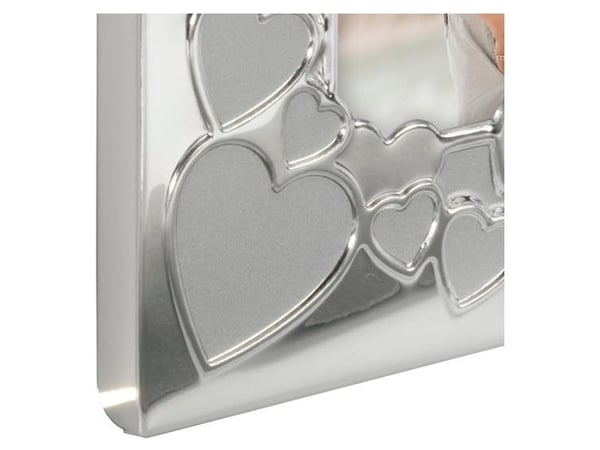 Hama Valentine, Enkel bilderamme, Aluminium, Sølv, Matte, Bord, Vegg, 10 x 15 cm