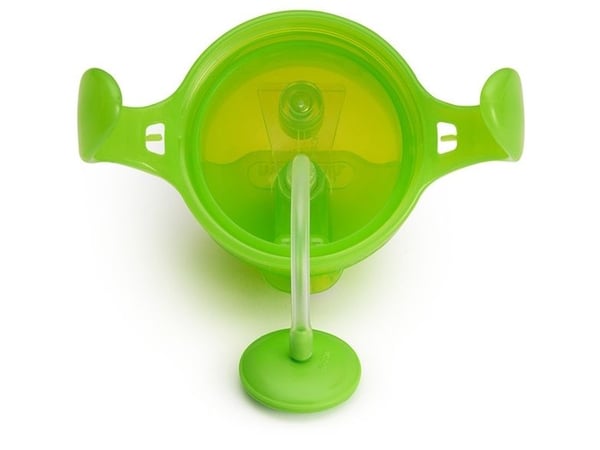 Munchkin Any Angle Click Lock Weighted Straw Trainer, Single/enkelt, 0,207 l, Grønn, Universell, 0,5 år, 1 stykker