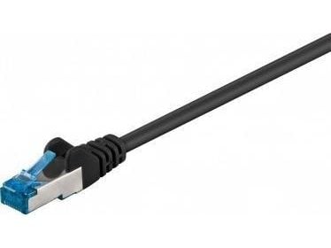 Goobay 94905, 30 m, Cat6a, S/FTP (S-STP), RJ-45, RJ-45, Sort
