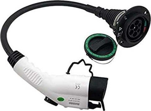 Elbiladapter Duosida Type 1 (hunn) - Type 2 (hann)