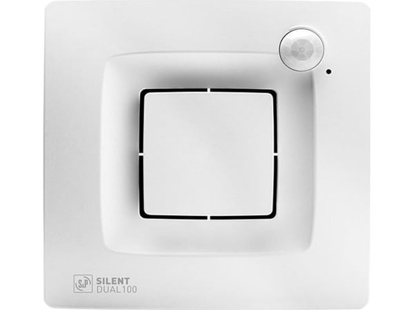 Soler & Palau SILENT DUAL 200, 17 W, 220 - 240 V, 50 Hz, -5 - 40 °C, 187 mm, 164 mm