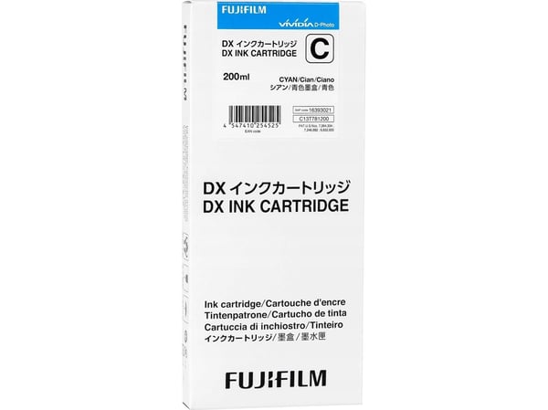 Fujifilm Fujifilm DX100 muste CYAN 200 ml.