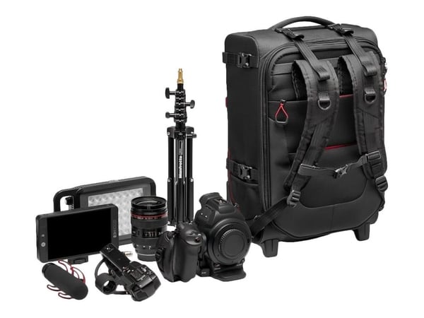 Manfrotto Pro Light Reloader Switch-55 - Rulletaske / ryggsekk for digitalbildekamera med linser / drone - Riftstopp, syntetisk tøy - svart