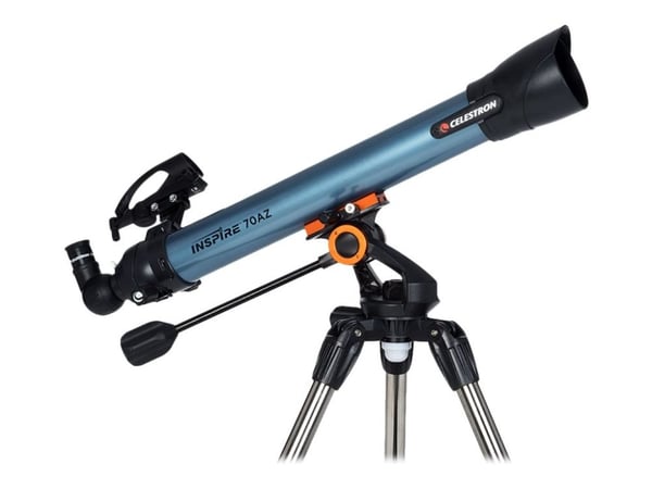 Celestron Inspire 70AZ, Musta, Sininen, Terästä