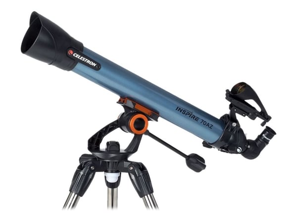 Celestron Inspire 70AZ, Musta, Sininen, Terästä