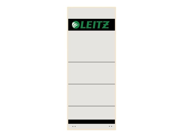 Leitz - Mappryggetikett - grå (paket om 10)