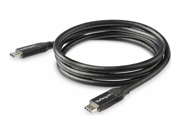 StarTech USB C To USB C Cable - 3 ft / 1m - USB-IF Certified - 5A PD - USB 2.0 - USB Type C Charging Cable - USB C Fast Charge Cable (USB2C5C1M) - ...
