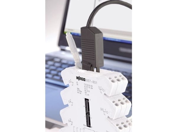 Wago 750-923, 2,5 m, USB 2.0, uros/naaras, musta