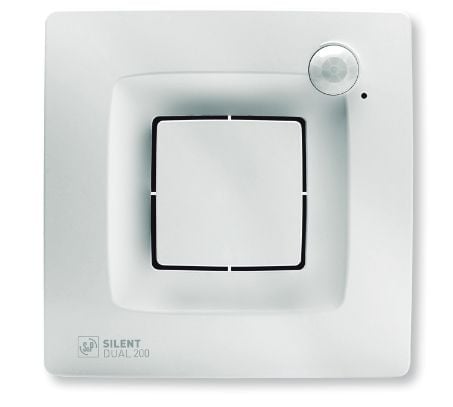 Soler & Palau SILENT DUAL 200, 17 W, 220 - 240 V, 50 Hz, -5 - 40 °C, 187 mm, 164 mm