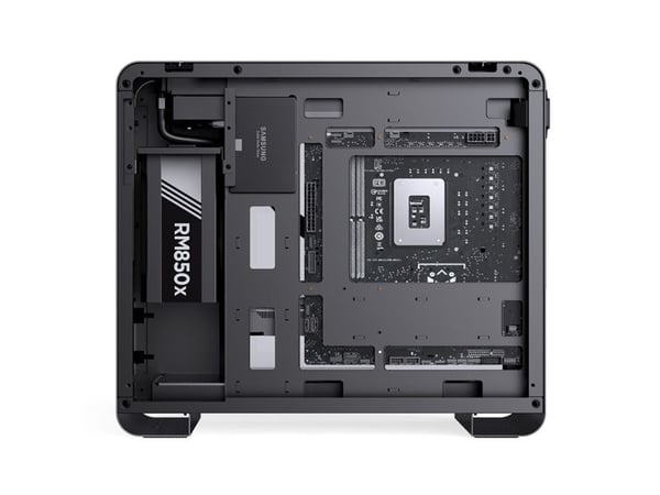 Jonsbo U4 Mini, Mini Tower, PC, Sort, ITX, Mini-ATX, Stål, Herdet glass, Spilling