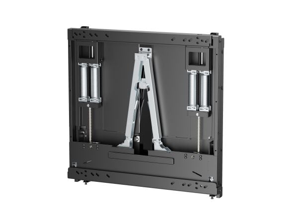 Equip 650345, 139,7 cm (55"), 2,18 m (86"), 200 x 200 mm, 600 x 600 mm, Aluminium, Plast, Stål, Sort