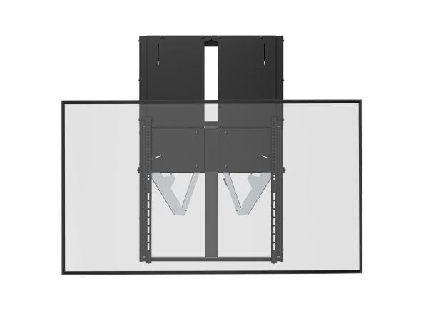 Equip 650345, 139,7 cm (55"), 2,18 m (86"), 200 x 200 mm, 600 x 600 mm, Aluminium, Plast, Stål, Sort