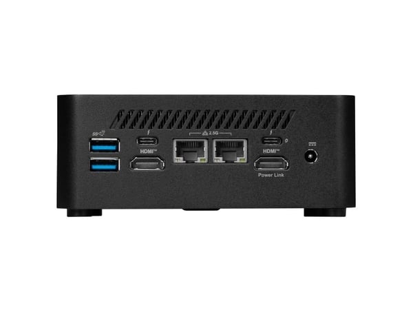 MSI - 1 inntil - RAM 0 GB - uten HDD - Gigabit Ethernet, 2.5 Gigabit Ethernet - 802.11a/b/g/n/ac/ax (Wi-Fi 6E) - uten OS - monitor: ingen - svart