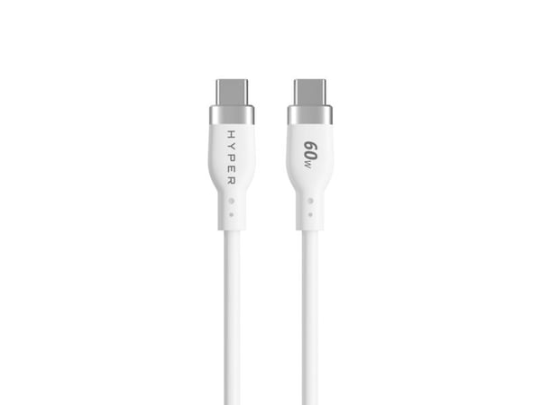 HYPER HyperJuice, 1,5 m, USB C, USB C, USB 2.0, Valkoinen