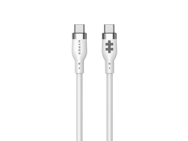 HYPER HyperJuice, 1,5 m, USB C, USB C, USB 2.0, Valkoinen