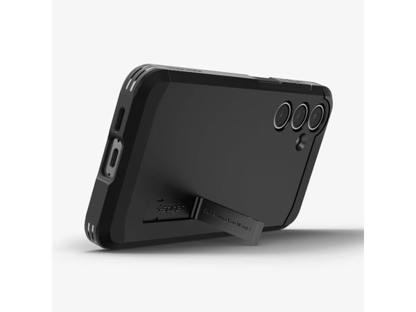Spigen Tough Armor, Suojus, Samsung, Galaxy S24 FE, 17 cm (6.7"), musta