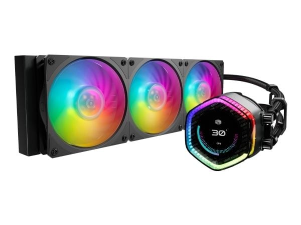Cooler Master MasterLiquid 360 ION - prosessorin nestejäähdytysjärjestelmä - jäähdyttimen koko: 360 mm - (seuraaville: LGA1156, LGA1155, LGA1150, L...