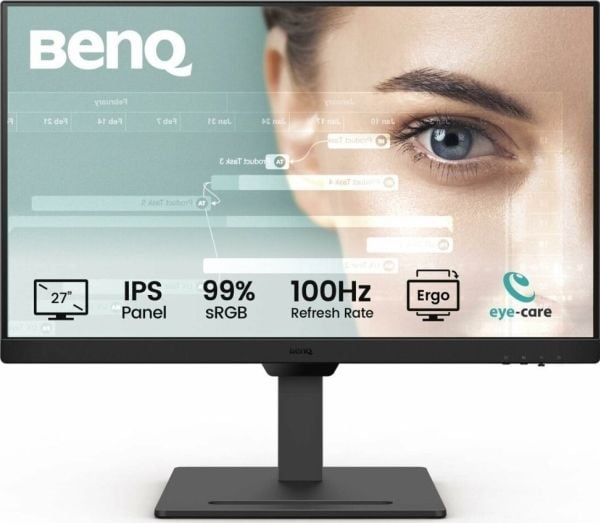 BenQ GW2790T - LED-skjerm - 27" - 1920 x 1080 Full HD (1080p) @ 100 Hz - IPS - 250 cd/m² - 1300:1 - 5 ms - 2xHDMI, DisplayPort - høyttalere