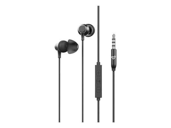 Energy Sistem Metallized, Koblet med ledninger (ikke trådløs), 20 - 20000 Hz, Samtaler/musikk, 12 g, Hodesett, Svart