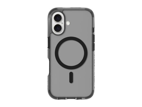 LAUT Crystal Matter X, Suojus, Apple, iPhone 16, 15,5 cm (6.1"), musta, Läpinäkyvä