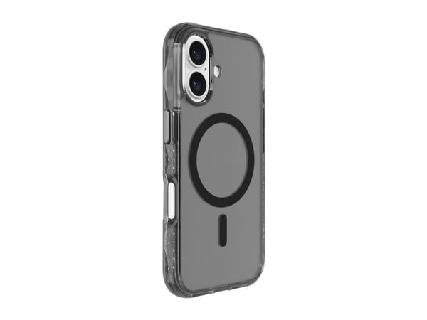 LAUT Crystal Matter X, Suojus, Apple, iPhone 16, 15,5 cm (6.1"), musta, Läpinäkyvä