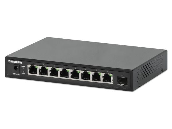 Intellinet 562096, Hallitsematon, 2.5G Ethernet (100/1000/2500), Täysin kaksipuolinen, Seinäkiinnitteinen