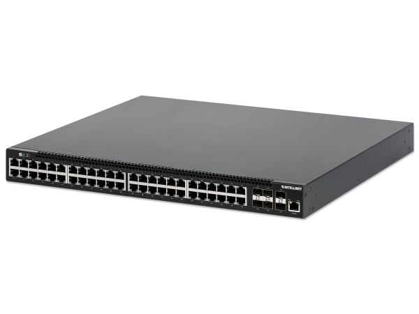 Intellinet 562041, Administreret, L3, Gigabit Ethernet (10/100/1000), Fuld duplex, Strøm over Ethernet (PoE), Stativ-montering