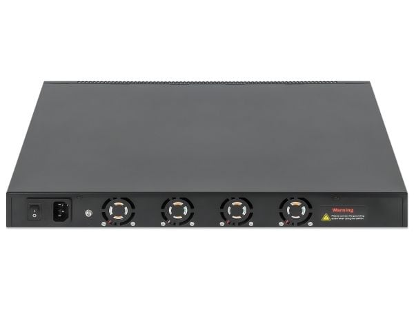 Intellinet 562041, Håndtert, L3, Gigabit Ethernet (10/100/1000), Full tosidig, Strøm over Ethernet (PoE), Rack-montering