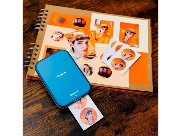 Canon Zoemini 2, ZINK (Zero ink), 313 x 500 DPI, 2" x 3" (5x7.6 cm), Utskrift uten kanter, Bluetooth, Direkte utskrift