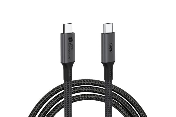 Gode tilkoblinger USB 4.0 Gen. 2x2-kabel 20GBit/s 100W 8Ka30Hz USB-C-plugg på - Med den høykvalitets og USB-IF-sertifiserte USB 4.0 Gen. 2x2-kabele...