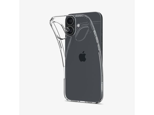 Spigen Crystal Flex, Suojus, Apple, iPhone 16, 15,5 cm (6.1"), Läpinäkyvä