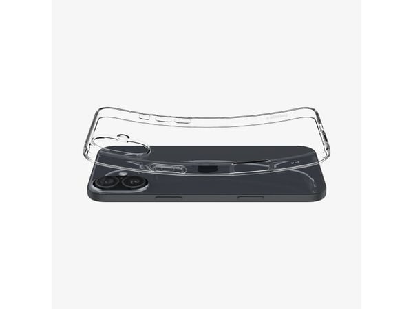 Spigen Crystal Flex, Suojus, Apple, iPhone 16, 15,5 cm (6.1"), Läpinäkyvä