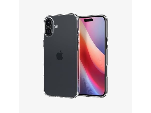 Spigen Crystal Flex, Suojus, Apple, iPhone 16, 15,5 cm (6.1"), Läpinäkyvä