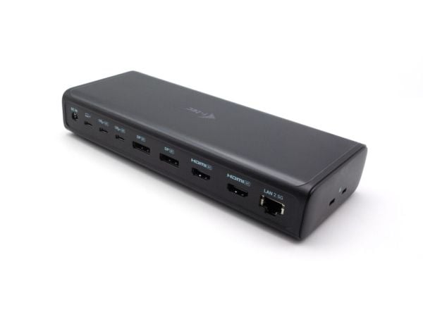 i-Tec - Dokkingstasjon - USB-C / USB4 / Thunderbolt 3 / Thunderbolt 4 - 2 x HDMI, 2 x DP, 2 x USB-C - 1GbE, 2.5GbE - 240 watt - Europa