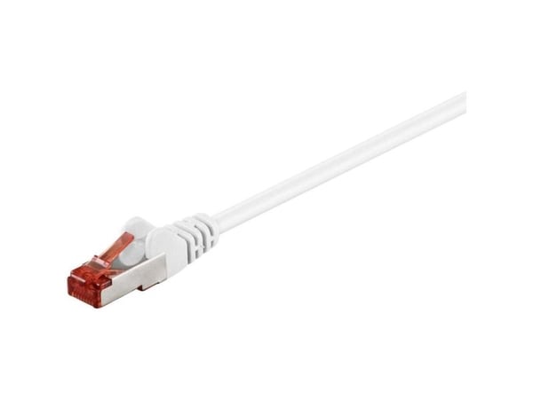 Goobay 92462, 0,15 m, Cat6, S/FTP (S-STP), RJ-45, RJ-45, Hvit